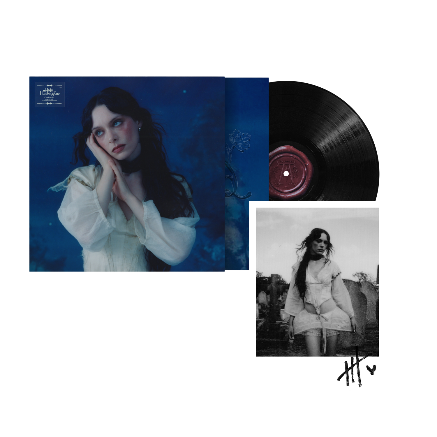 Cruel World Black Vinyl + Signed Print