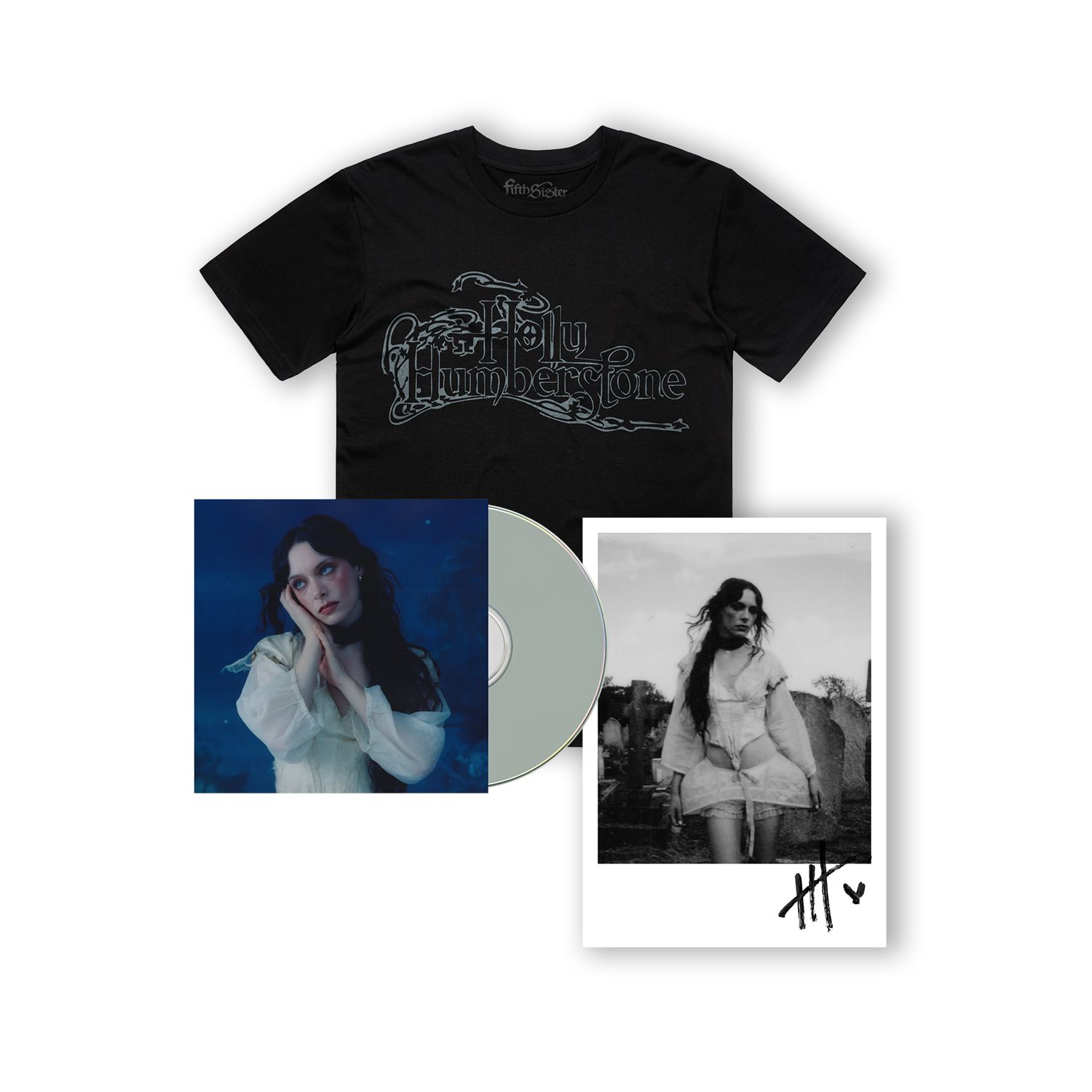 Cruel World CD, Gothic Logo Tee + Signed Print Bundle